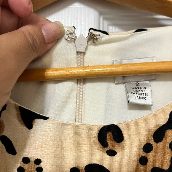 NWT Cache Silk Blend Knit Dress Size 2 Animal Print Bodycon. - Picture 10 of 14